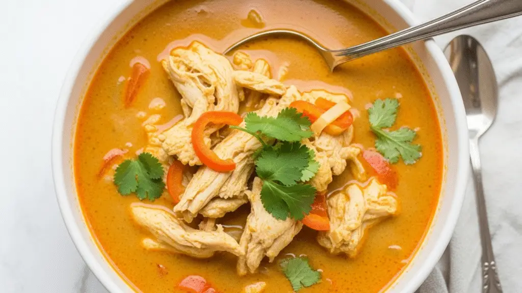 20-Minute Thai Chicken Curry Soup