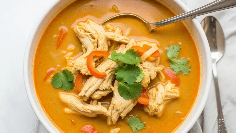 20-Minute Thai Chicken Curry Soup