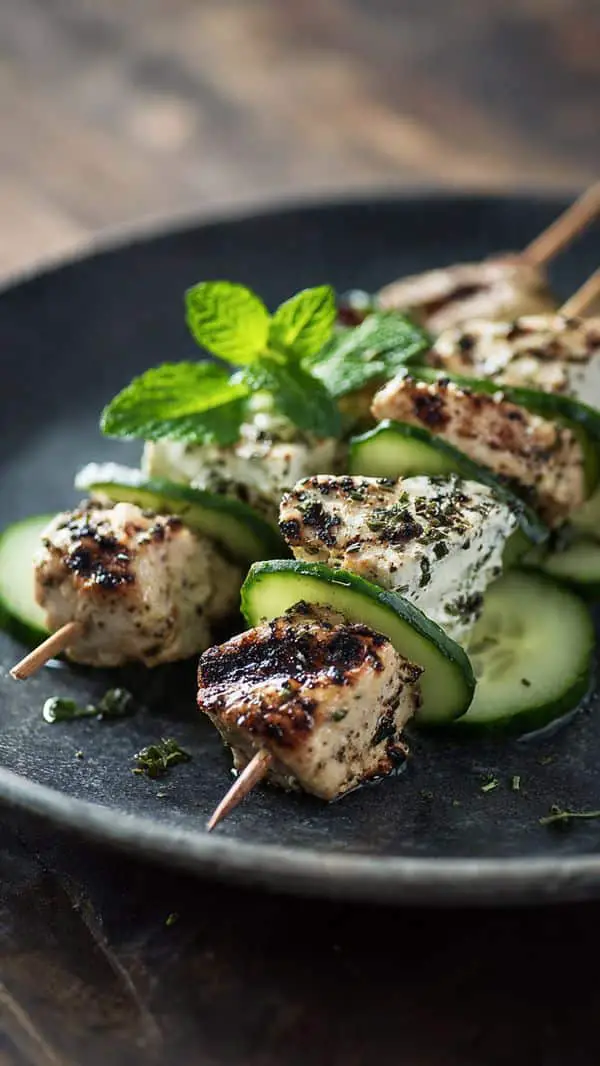 Feta Spieße Mit Gurke Rezept