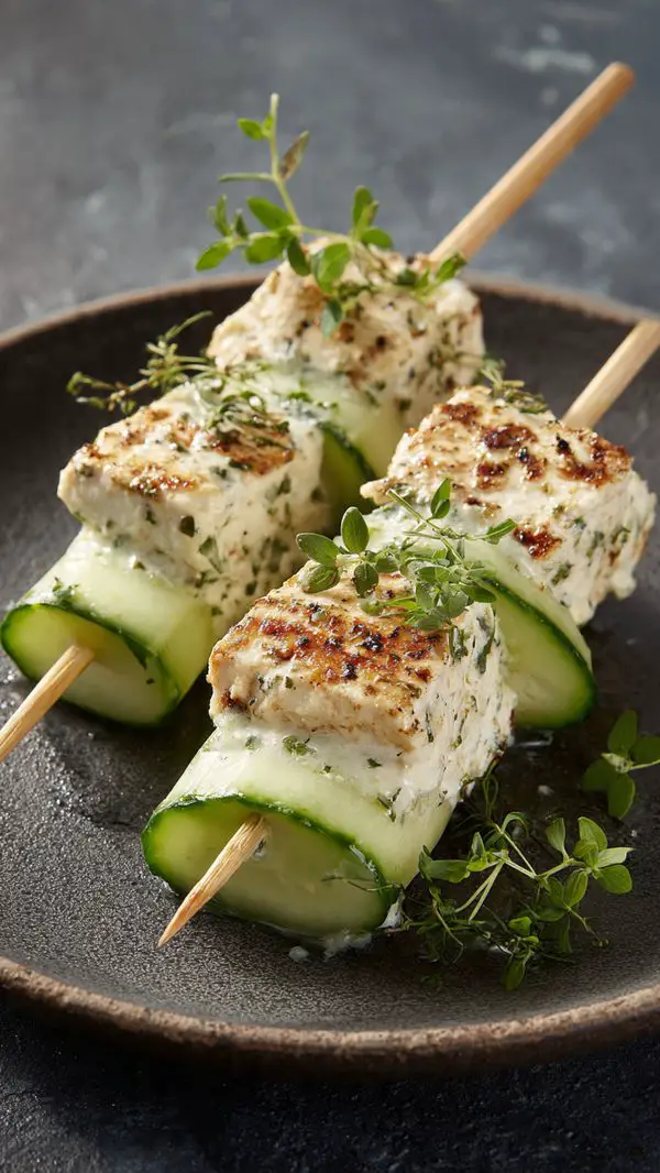 Feta Spieße Mit Gurke Rezept