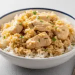 Garlic Butter Chicken Rice Bowl