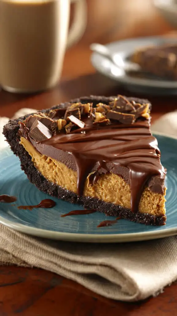 Giant Reese’s Peanut Butter Cup Pie