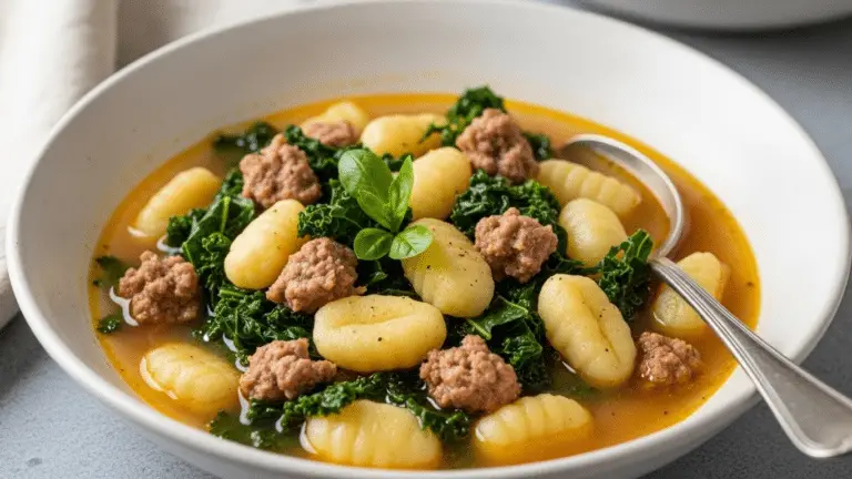 Chicken Gnocchi Soup