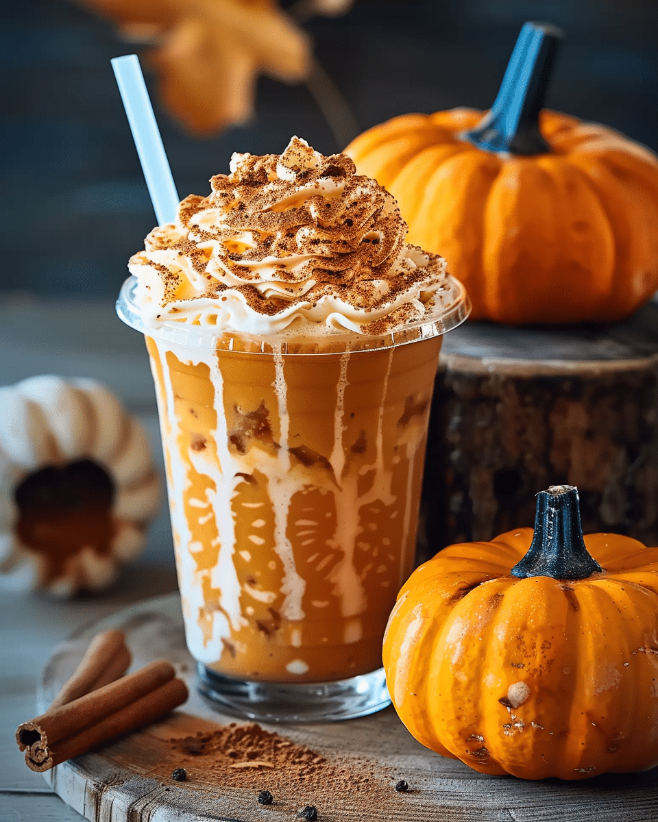 Pumpkin Chai Frappe Delight