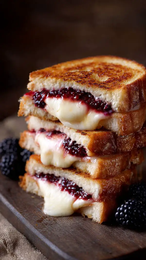 Irresistible Blackberry Grilled Cheese Delight