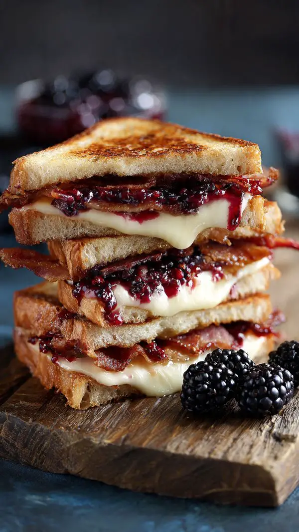 Irresistible Blackberry Grilled Cheese Delight