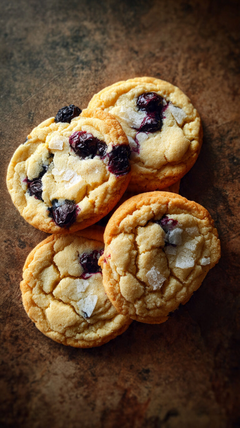 Irresistible Blueberry Cheesecake Cookies