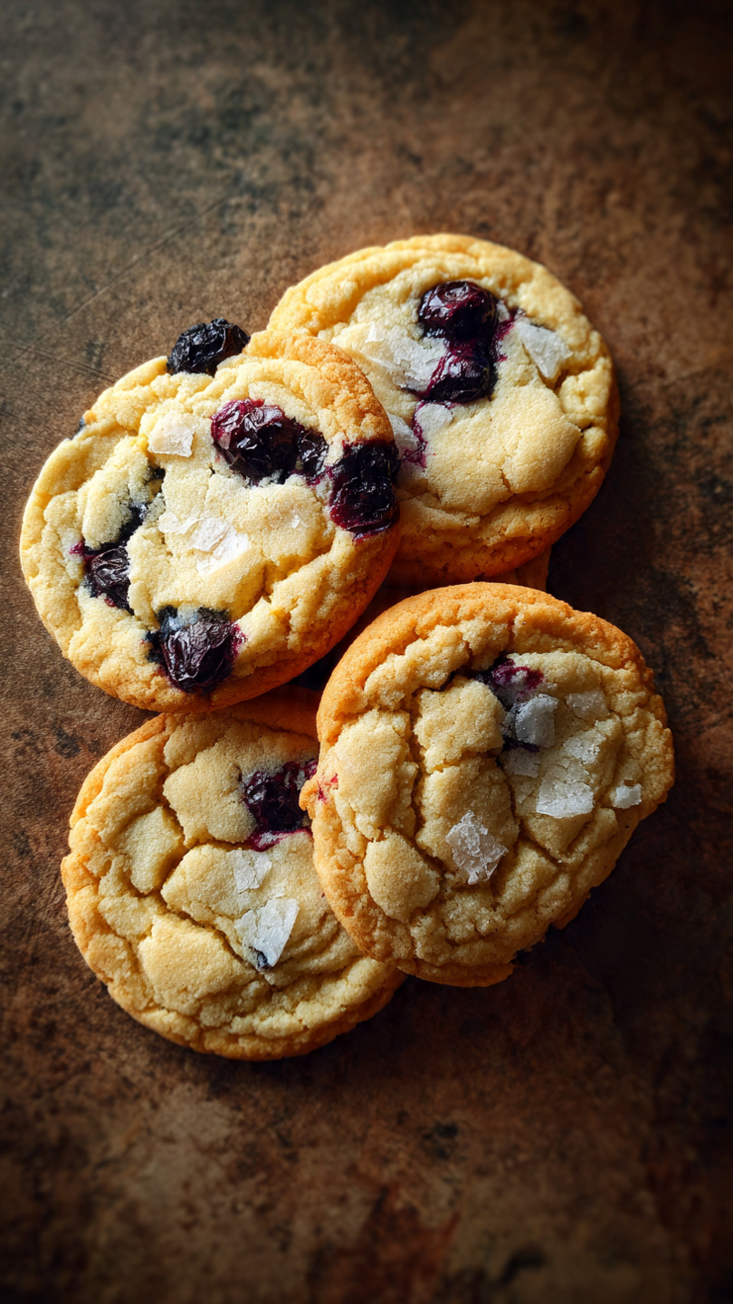Irresistible Blueberry Cheesecake Cookies