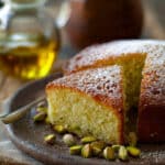 Irresistible Pistachio Olive Oil Cake
