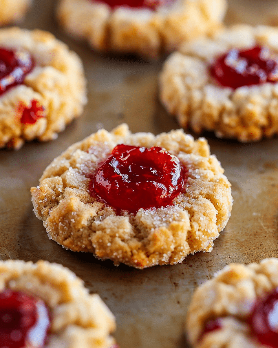 Jam Thumbprint Cookies With The Perfect Buttery Crumble