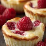Lemon Raspberry Swirl Cheesecake Cups