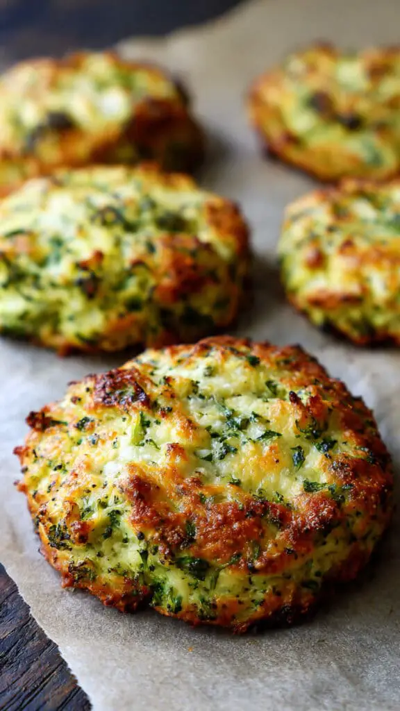 Low Carb Broccoli Cheese Rounds