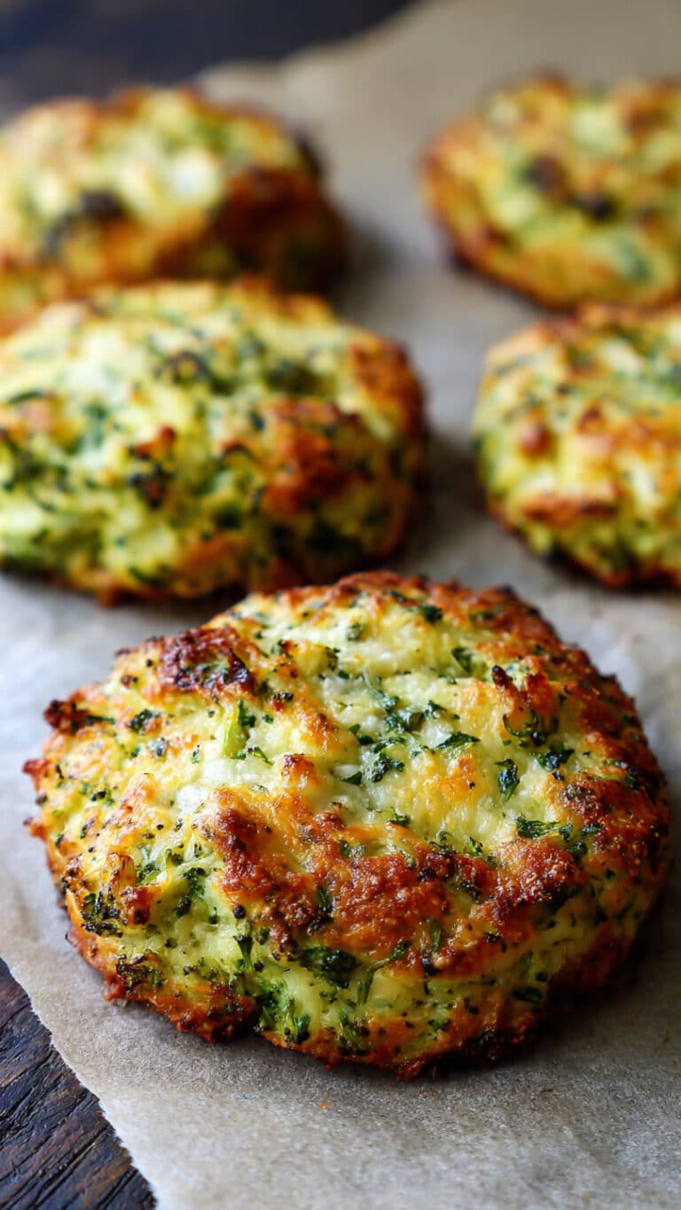 Low Carb Broccoli Cheese Rounds