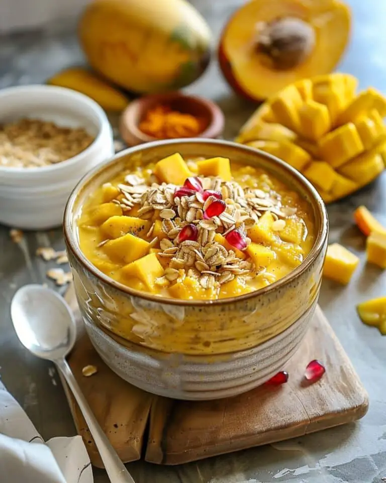Mango Turmeric Overnight Oats