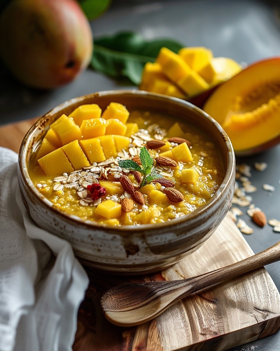 Mango Turmeric Overnight Oats
