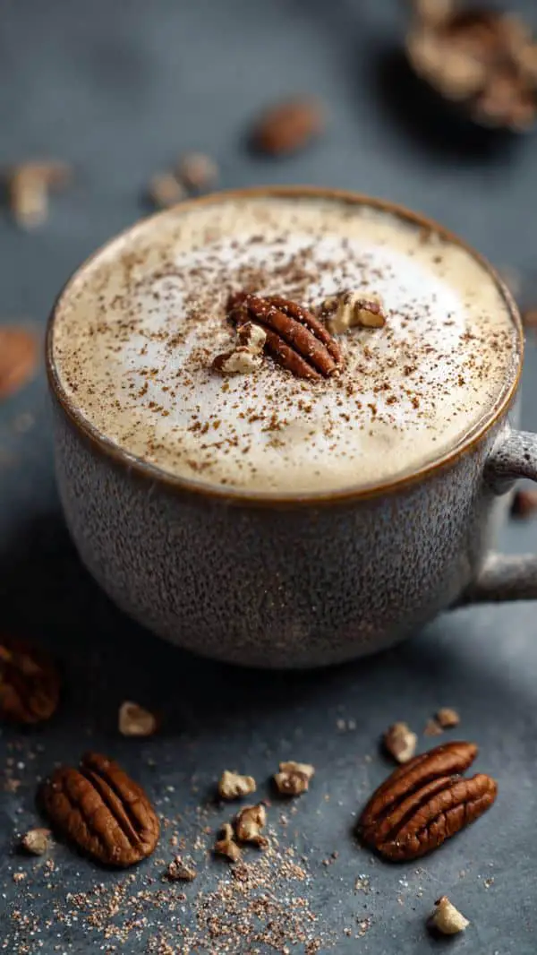 Maple Pecan Pie Latte Cold Coffee Drink
