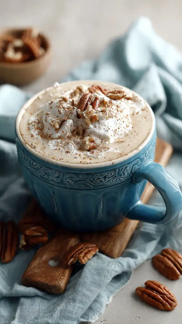 Maple Pecan Pie Latte Cold Coffee Drink