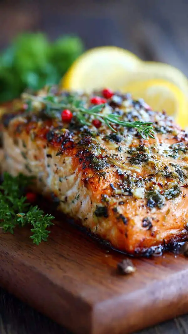 Mediterranean Salmon With Rice