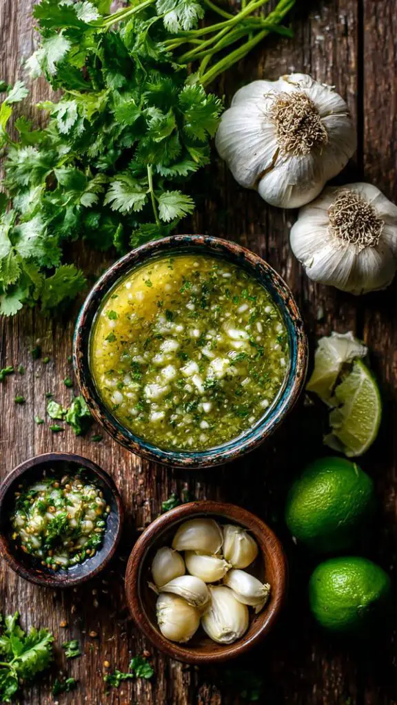 Mexican Avocado Tomatillo Spicy Salsa