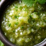 Mexican Avocado Tomatillo Spicy Salsa