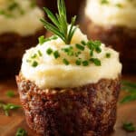 Mini Meatloaf Muffins With Mashed Potato Frosting