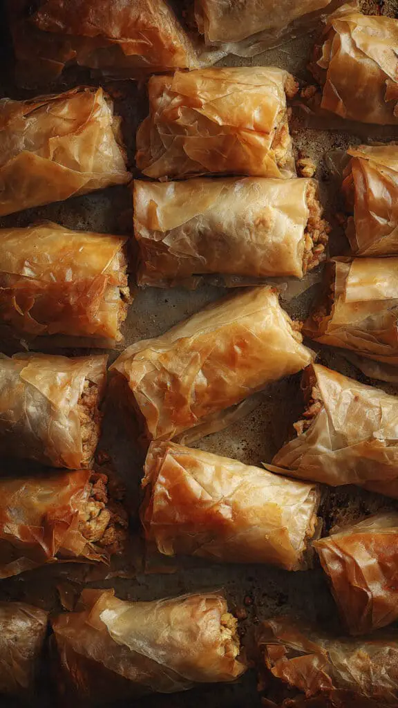 Moroccan Spiced Chicken Briouats