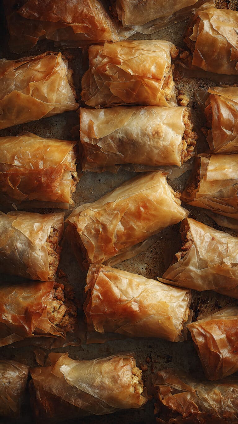 Moroccan Spiced Chicken Briouats