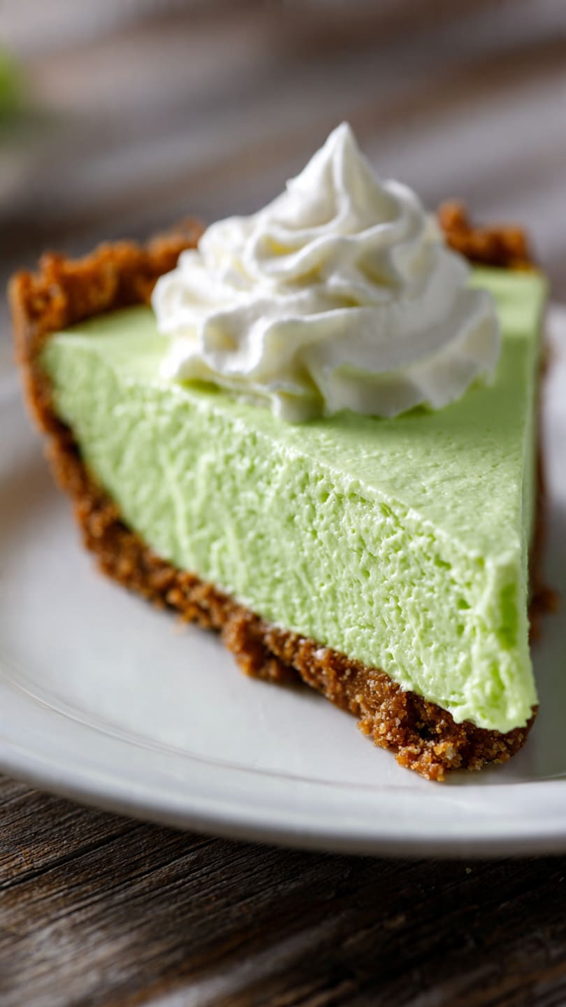 No Bake Grinch Pie