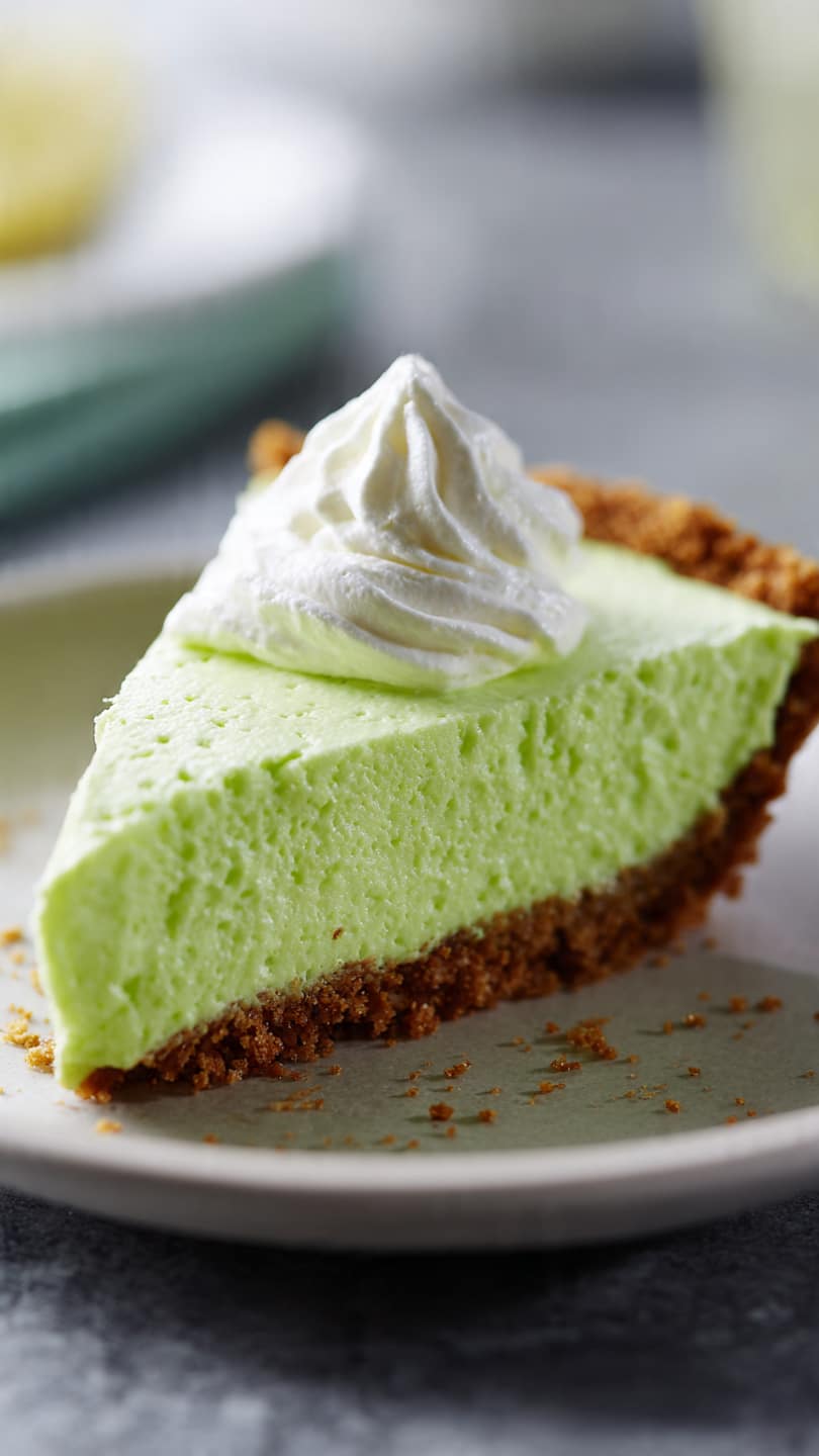 No Bake Grinch Pie