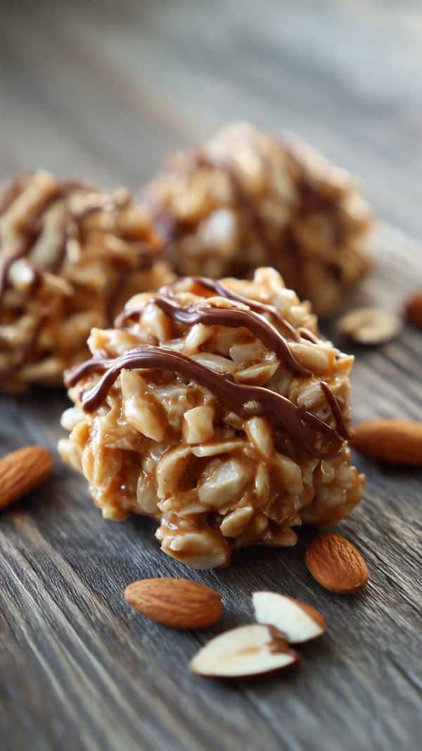 No-Bake Peanut Butter Pretzel Clusters