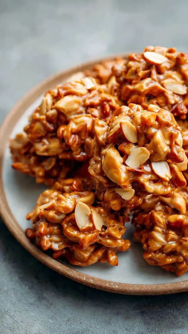 No-Bake Peanut Butter Pretzel Clusters