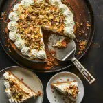 No Bake Pistachio Cannoli Pie