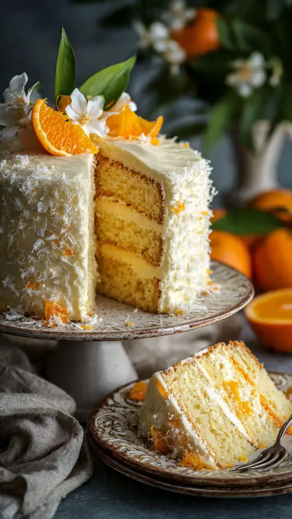 Orange Creamsicle Cake
