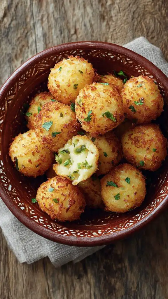 Crispy Pickle Cheese Bites