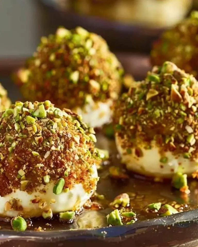 Pistachio-Crusted Brie Bites
