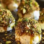 Pistachio-Crusted Brie Bites