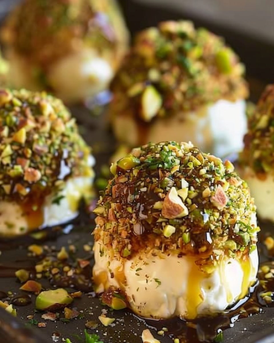 Pistachio-Crusted Brie Bites