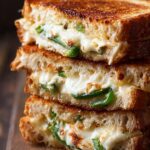 Roasted Jalapeño Popper Grilled Cheese