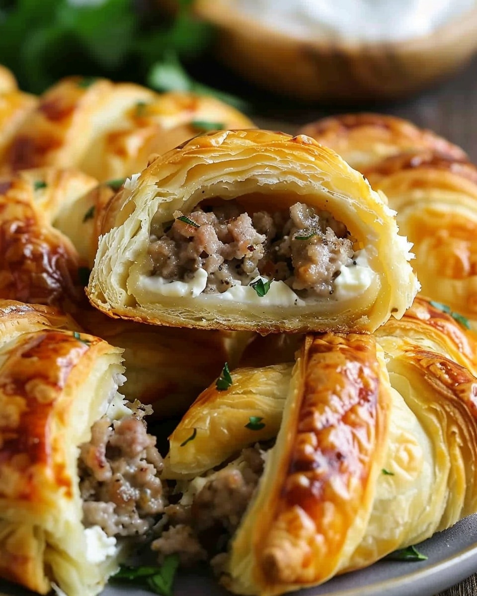 Sausage Cream Cheese Crescents