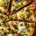 Sausage Gravy Breakfast Pizza
