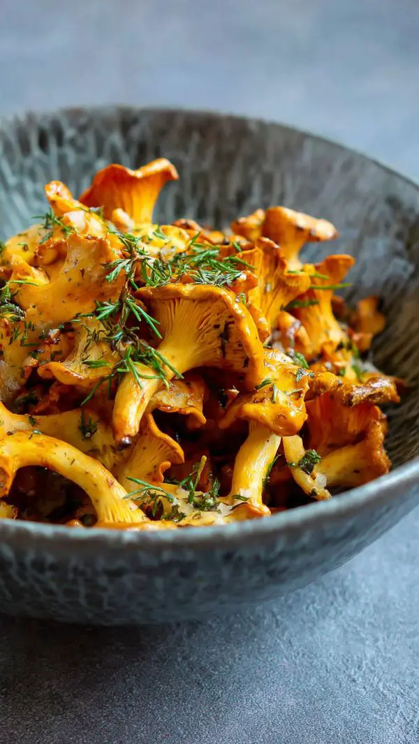 Sauteed Chanterelle Mushrooms