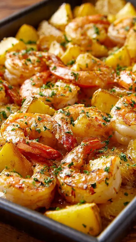 Sheet Pan Shrimp And Potatoes For Busy Nights