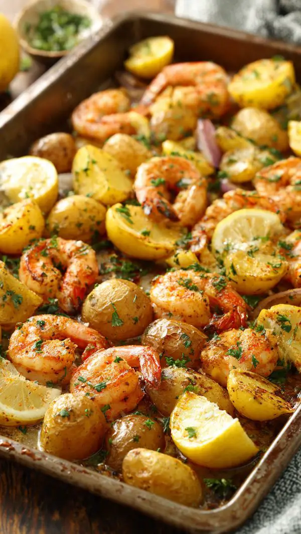 Sheet Pan Shrimp And Potatoes For Busy Nights