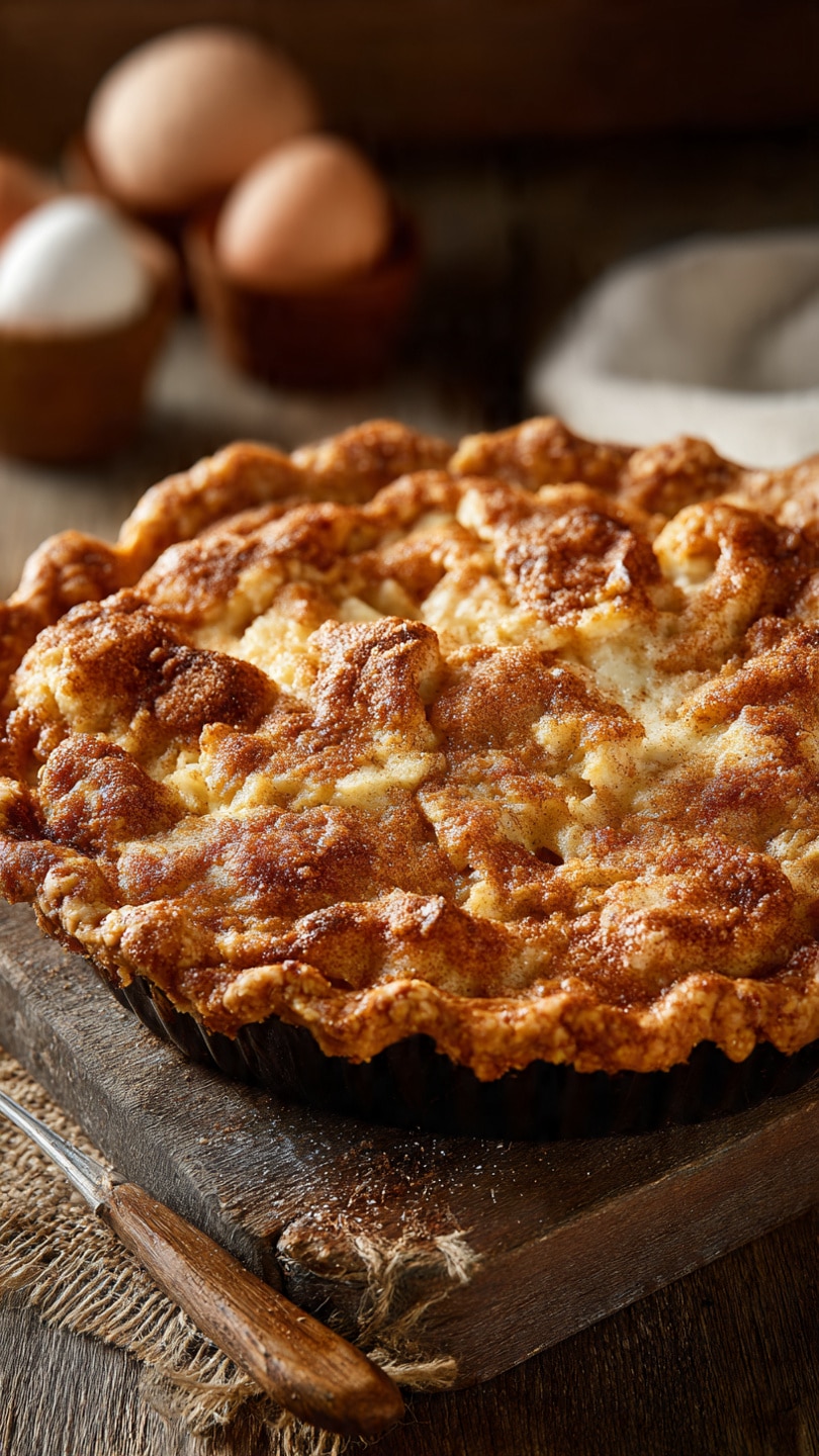 Snickerdoodle Cream Cheese Apple Pie