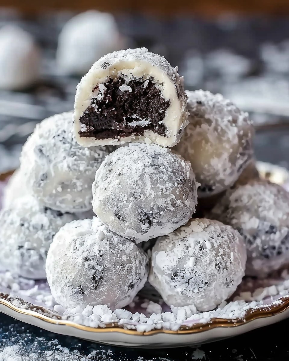 Snowball Oreo Cookie Balls