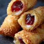 Strawberry Cheesecake Egg Rolls