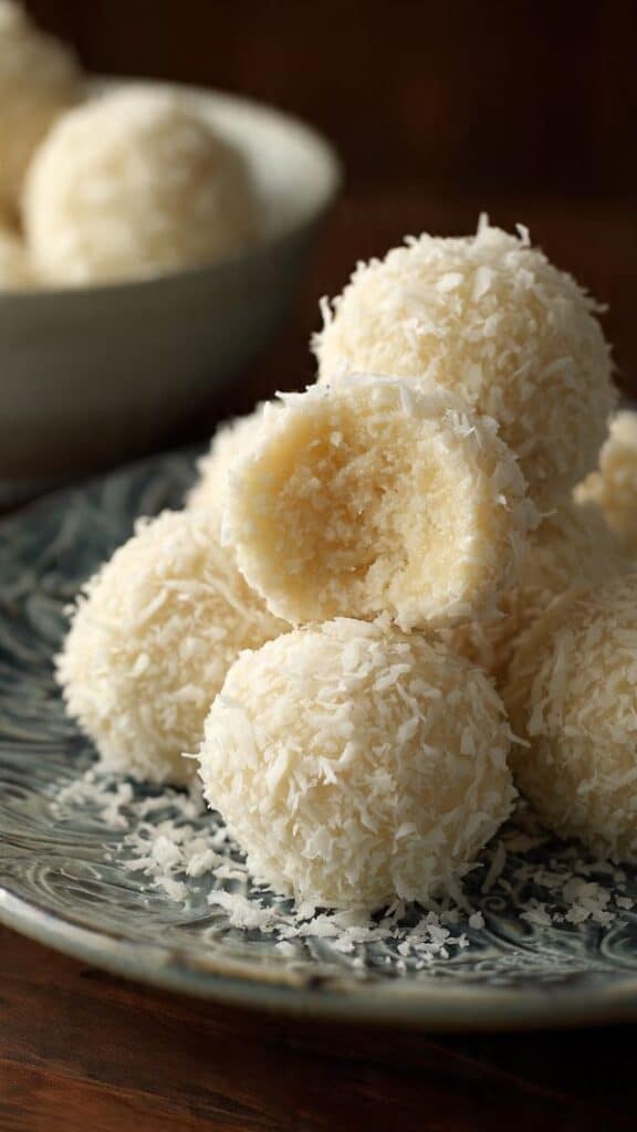 Sweetened Condensed Milk Snowballs