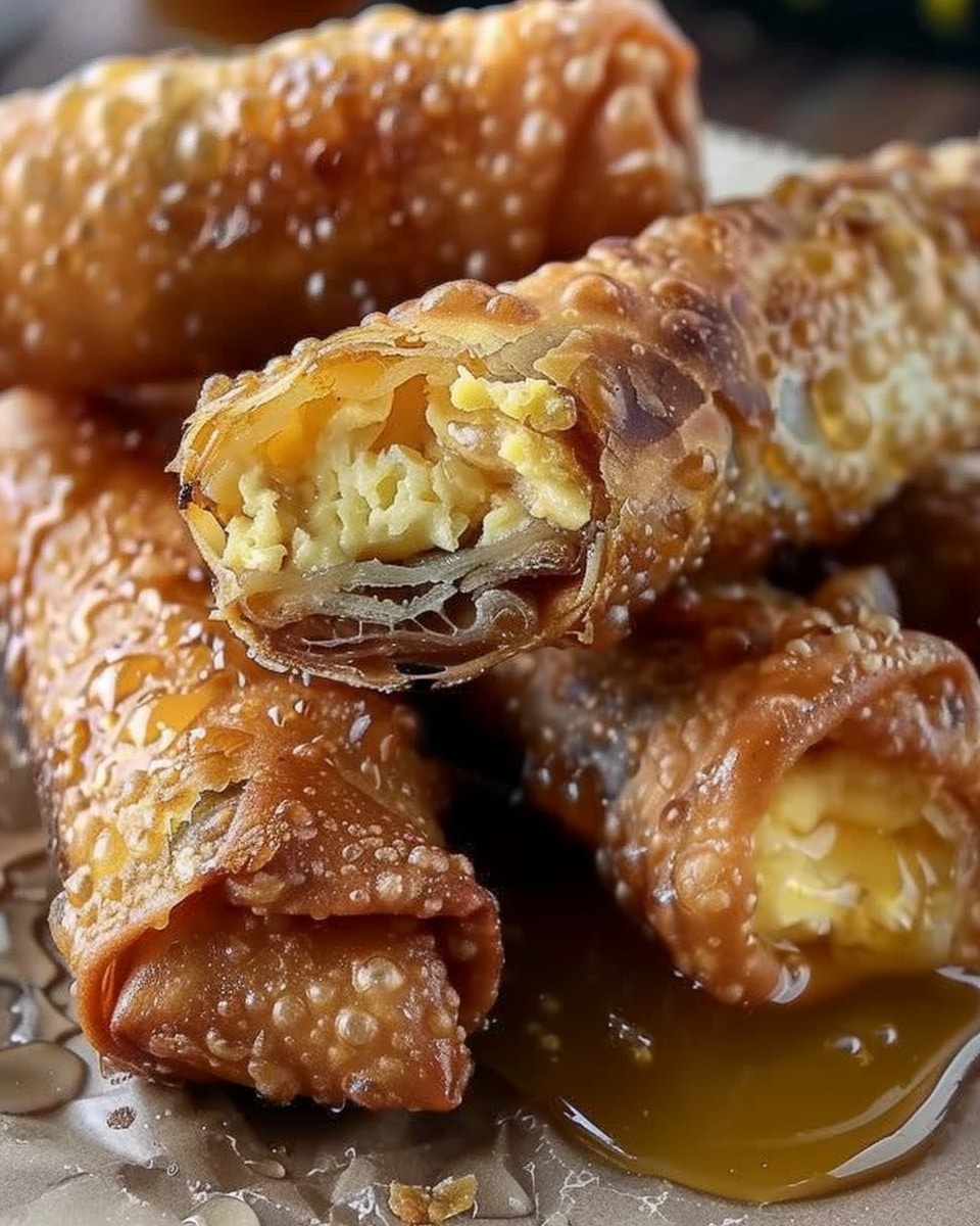 Texas Twinkies Egg Rolls With Honey