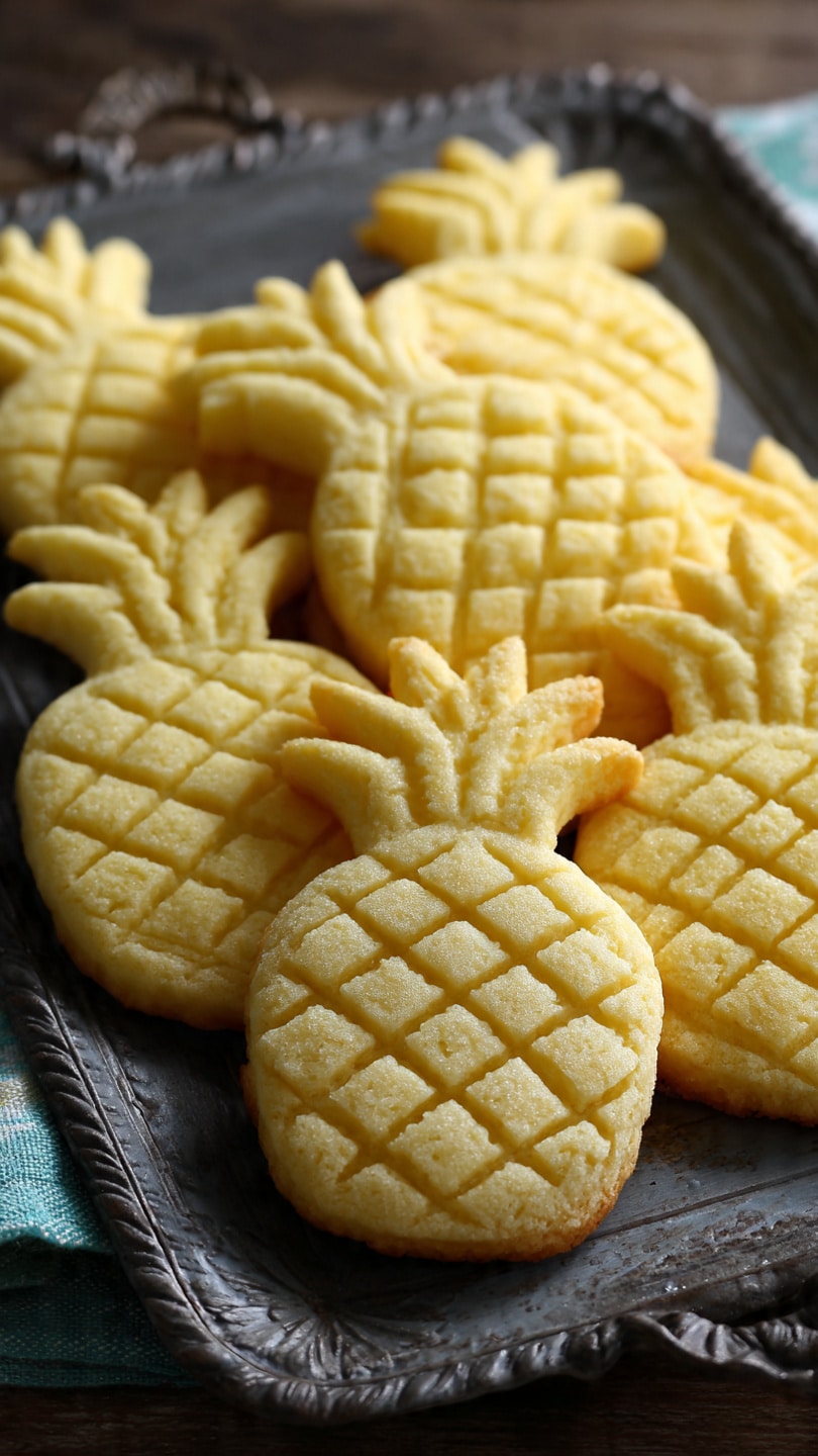Tropical Pineapple Cookies