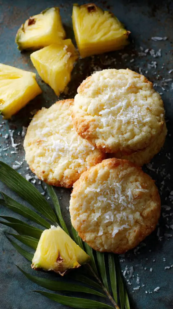 Tropical Pineapple Cookies